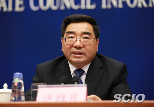 国家发改委副主任连维良。吴晓山 摄。图片来源:国新办官网。