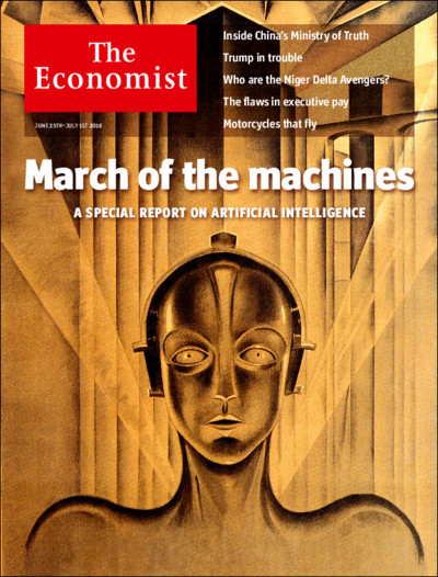 图为《经济学人》杂志封面