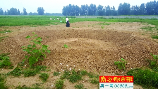 2016年8月4日，“巴铁”生产研发基地7月举行过奠基仪式的地方仍然是个大土坑，周边荒草丛生。 新华社图