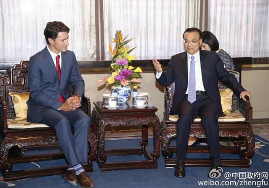 李克强:中国已成为加拿大第二大贸易伙伴|李克