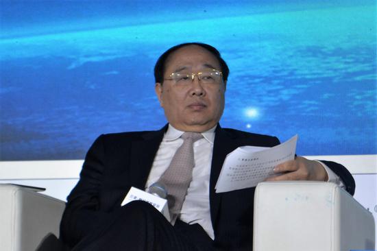 中国进出口银行原董事长兼行长李若谷。（新浪财经李彦丽 摄）