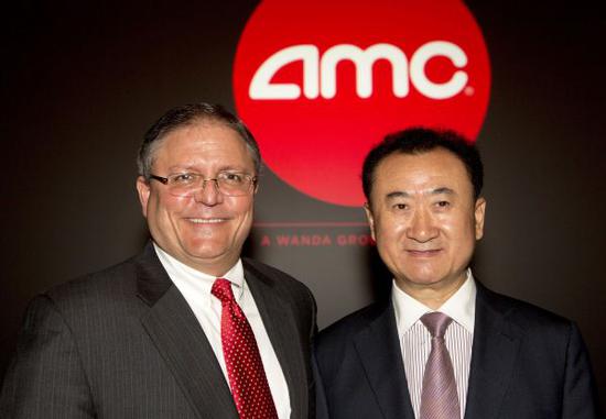 资料图片：大连万达2012年9月4日宣布完成对美国AMC的并购。新华社发
