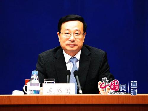 国家统计局新闻发言人毛盛勇