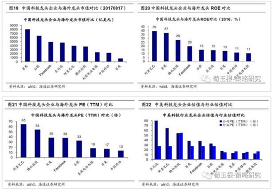 海通证券荀玉根:中国各行业龙头全球对比如何