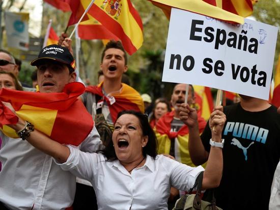 欧盟称西班牙加区独立公投不合法 吁各方对话