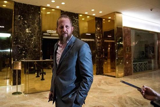 Brad Parscale, who was the Trump campaign's digital director, at Trump Tower in November 2016