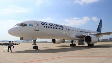 阿斯塔纳航空航班盘旋3小时降落