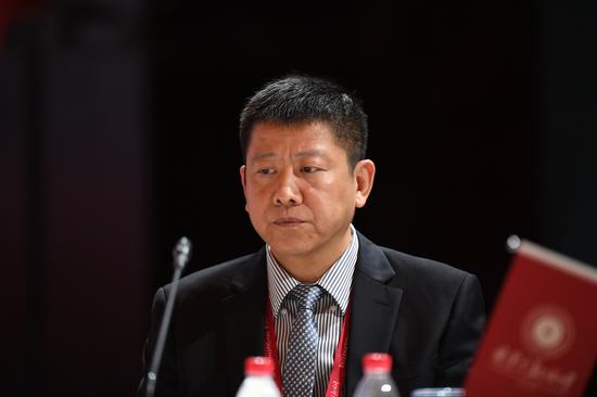 亚太网络空间港股份有限公司董事总经理闫伟宁。（摄影 崔楠）