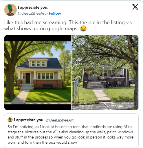 购房者新烦恼：AI房源图片误导频发 行业与监管逐步补位