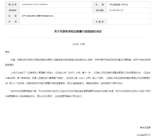 来源:青岛证监局网站