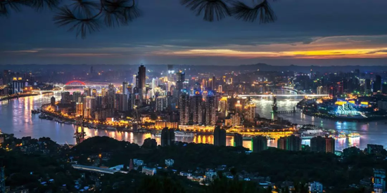 两江夜景