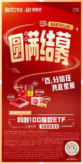 积极认购！科创100指数ETF9月1日圆满结募！