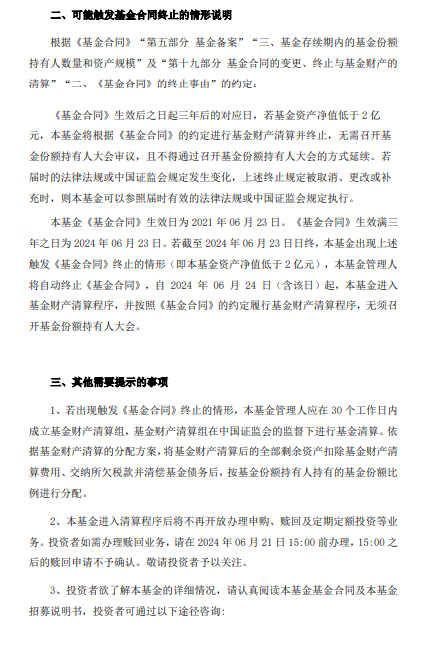 注意!亏超60% 规模不足2亿!创金合信港股通股票有清盘风险