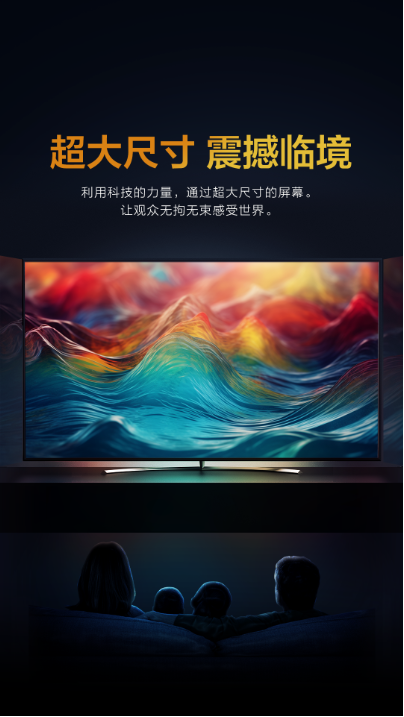 超大尺寸!超高清画质!TCL华星供屏三星高端旗舰电视