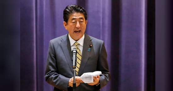 2018年9月3日，日本东京，日本首相安倍晋三出席政府会议。REUTERS/Toru Hanai