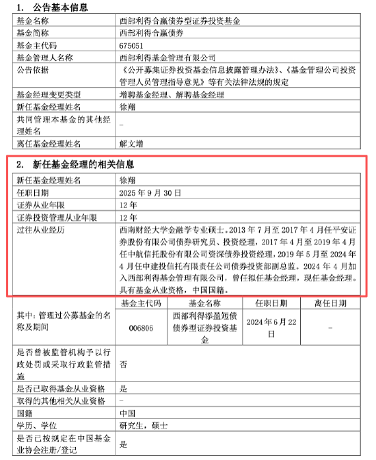 数据来源:基金公告