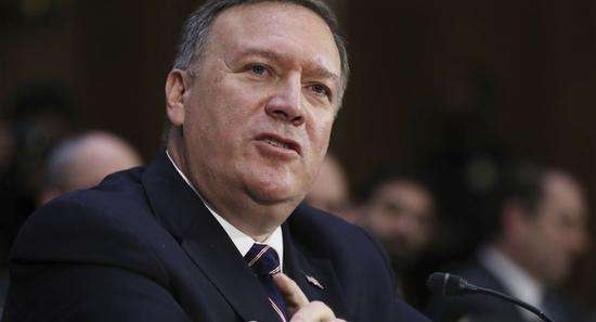 蓬佩奥称必要时美国将执行强硬外交政策