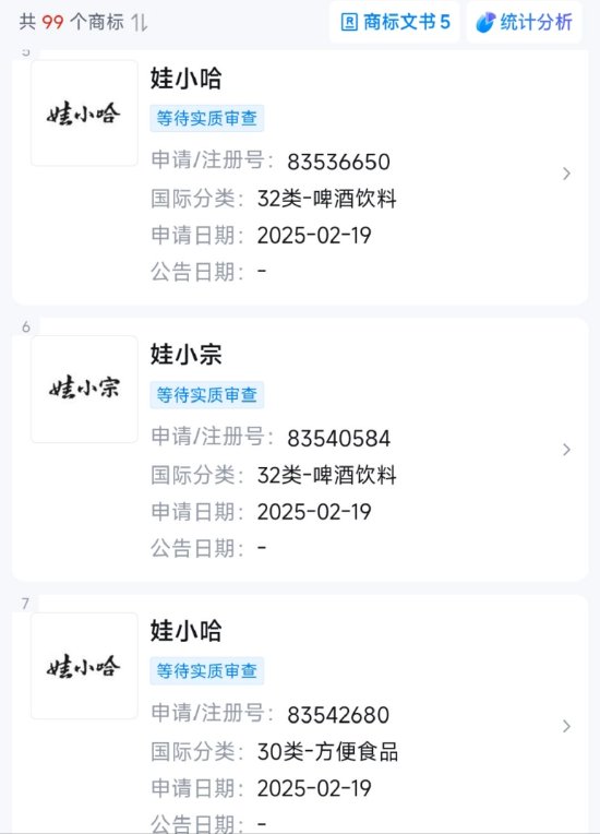 娃哈哈称商标转让仍不确定,近期或将推出全新自有品牌“娃小宗”