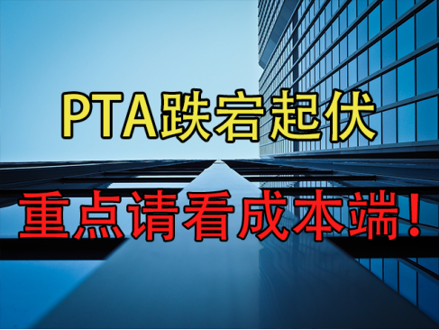 PTA跌宕起伏,重点请看成本端!