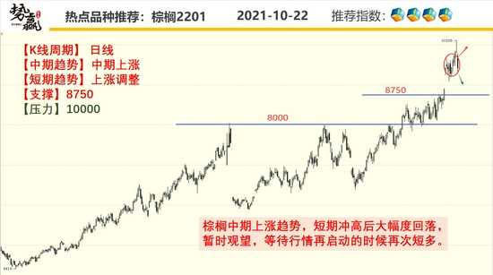 势赢交易10月25日热点品种技术分析