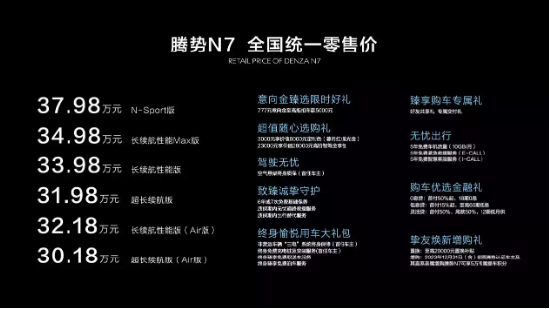 腾势N7全球上市,以驾控舒享双优势开创纯电SUV2.0时代