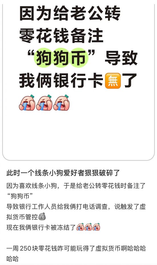 建行回应转账备注狗狗币被锁