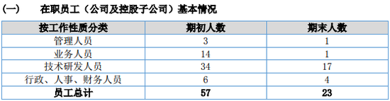 华谊创星2017年年报中关于员工人数的信息