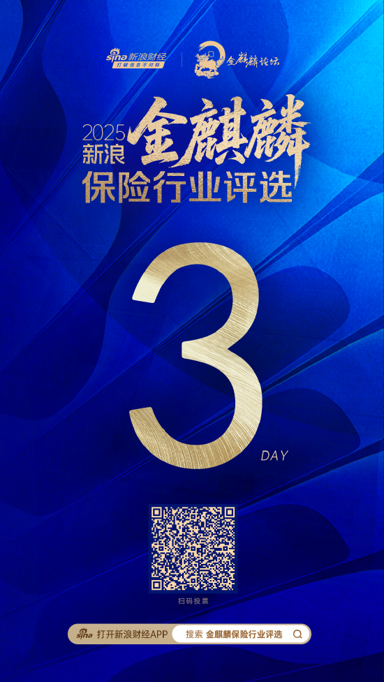 仅剩3天!2025新浪金麒麟保险行业评选网络投票进入倒计时