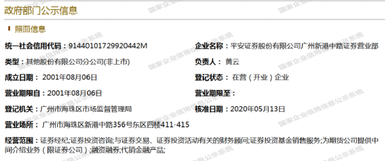 平安证券这家网点因百元欠税被通报,可能来自“误会”