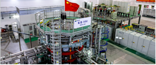 新奥自主研发建设的球形环氢硼聚变实验装置——玄龙-50U 图源/新奥集团提供