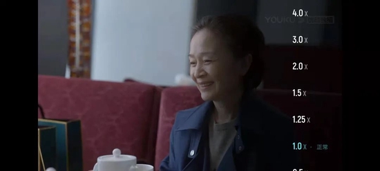 长视频平台倍速选项