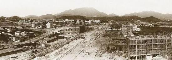 1984年的深圳市深南大道。