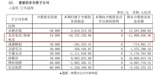▲图据:祥源文化2016年年报