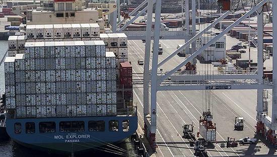 美去年贸易逆差创九年新高 对华贸易继续失衡