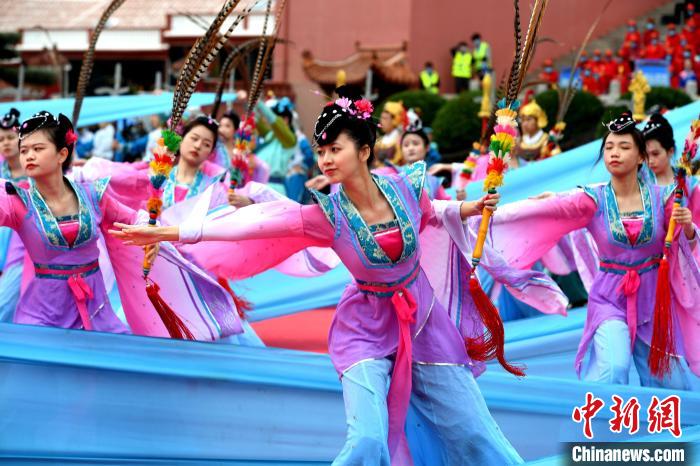 国家级“非遗”妈祖祭典在福建湄洲岛举行