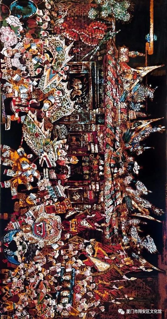 陈延通《两岸一家亲》180-90cm