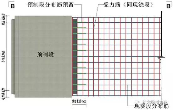 预制管廊与现浇管廊连接大样图2