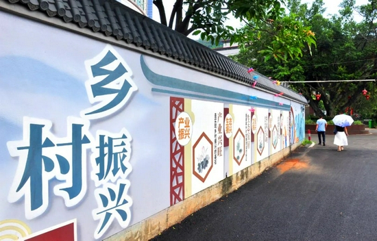 干净整洁的村道。陈建国 摄