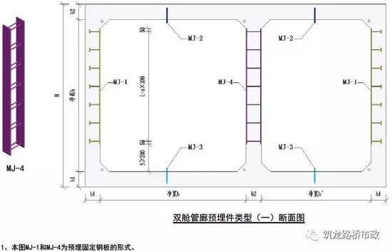 管廊内部预埋件图5