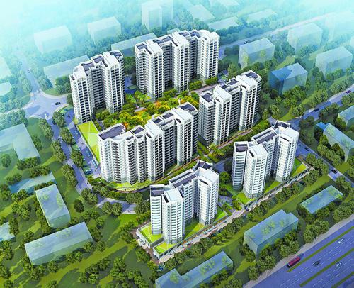 集鑫A、马山安置小区改造提升工程效果图