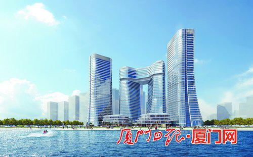 厦门英蓝国际金融中心效果图。(英蓝集团 供图)