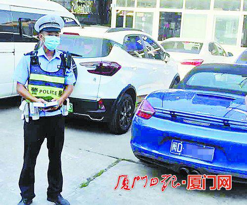“炸街”扰民的改装车。(马巷交警中队 供图)