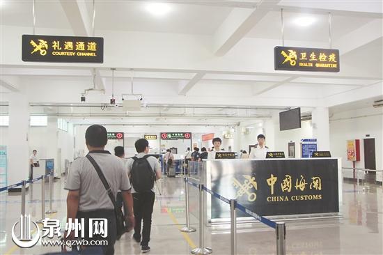 泉金客运航线开通12年,出入境旅客突破115万人次。