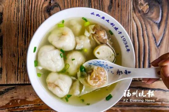 锅边糊、海蛎饼、肉燕、鱼丸