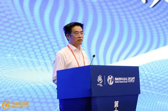 中共福建省委常委周联清致辞。(中国台湾网 尹赛楠 摄)