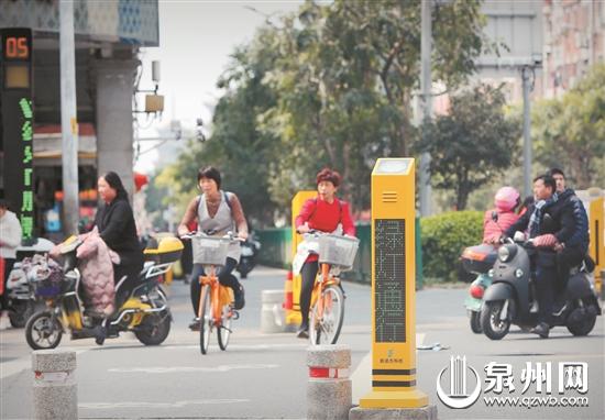 过街语音提示桩试运行期间取得一定效果