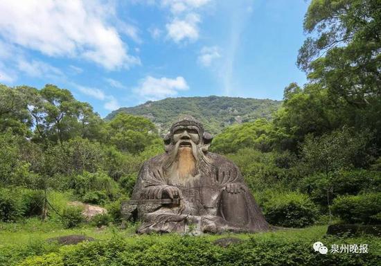 泉州老君岩,是中国现存最早的道教老子石刻。(陈起拓 摄)