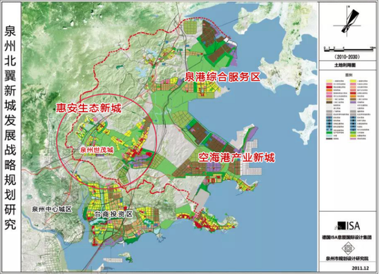 泉州北翼新城规划图