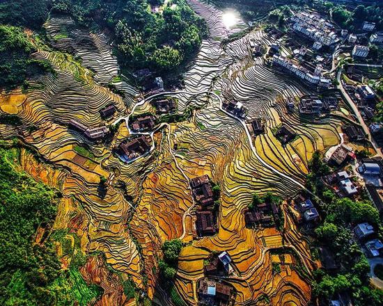 尤溪县联合梯田。肖光耀 摄