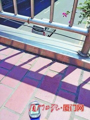 昨日厦门继续高烤 引擎盖上的温度高达80.5℃